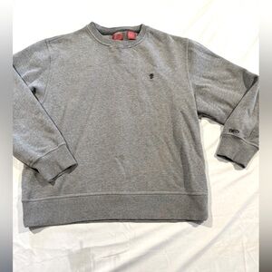 Vintage IZOD Gray Crewneck Sweatshirt – Size L, Like New